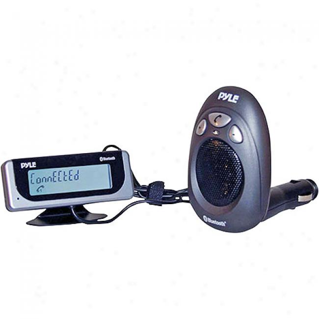 Pyle Bluetooth Car Kit Attending 12-digit Caller Id Lcd