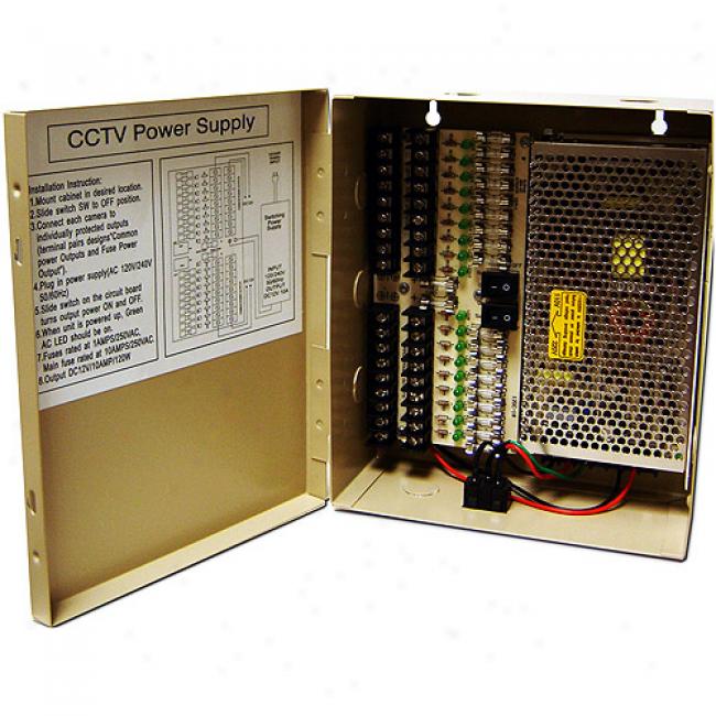 Q-eee 18 Camera Power Distribution Panel - 1 Vdc & 10 Amps