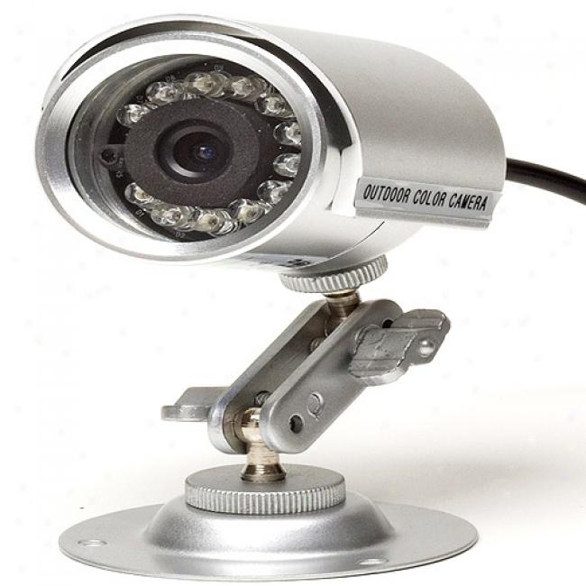 Q-see Q0cdc36 Outdoor 3.6mm Color cCd 420tvl Camera - 30ft Nighht Vision