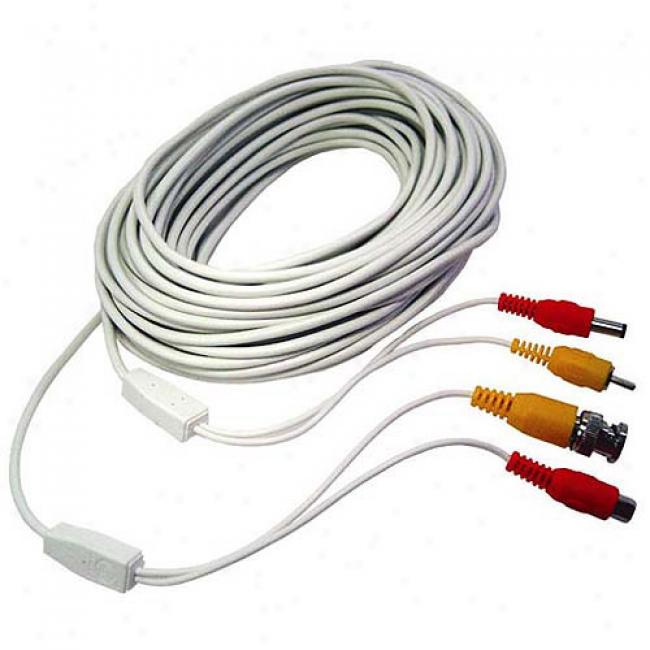 Q-see Qs120f Audio, Video & Power 120 Foot Extension Rca Cable