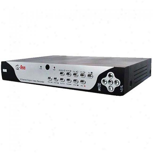 Q-see Qsd6209-2509 Channel Internet Monitoring Mpeg4 Dvr With 250gb Hard Drive