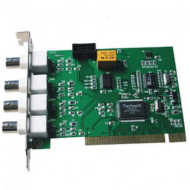 Q-see Qspdvr04 4 Channel Pci Dvr Card With Motion Detection