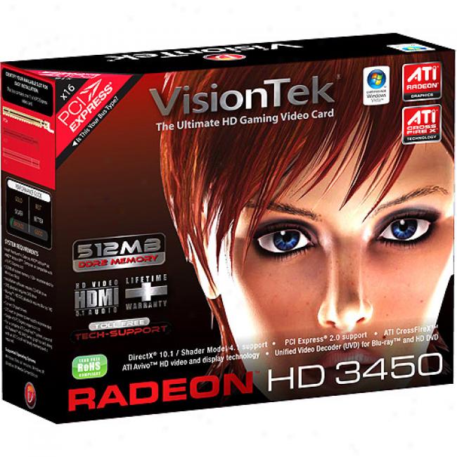Radeon Hd 3450 512mb Pcie Graphics Card