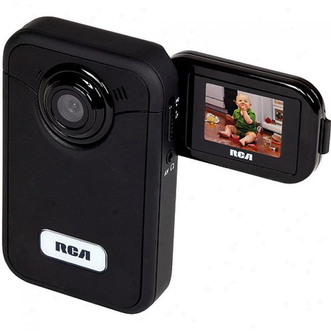 Rca Ez200 Black Small Wonder Flash Memory Digital Camcorder, 1gb Memory Included, Microsd Memory Card Solt