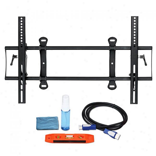 Ready-set-mount Wall Mount Value Bundle For 32-50'' Flat-panel Tvs W/ Hdmi Cable & Screen Cleaer