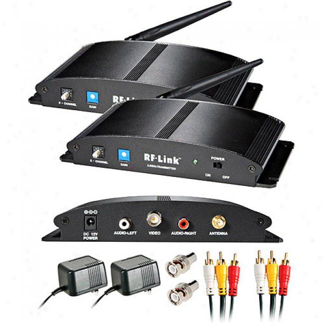 Rf Link 5.8ghz Wireless 8-channel Indoor Audio/video System