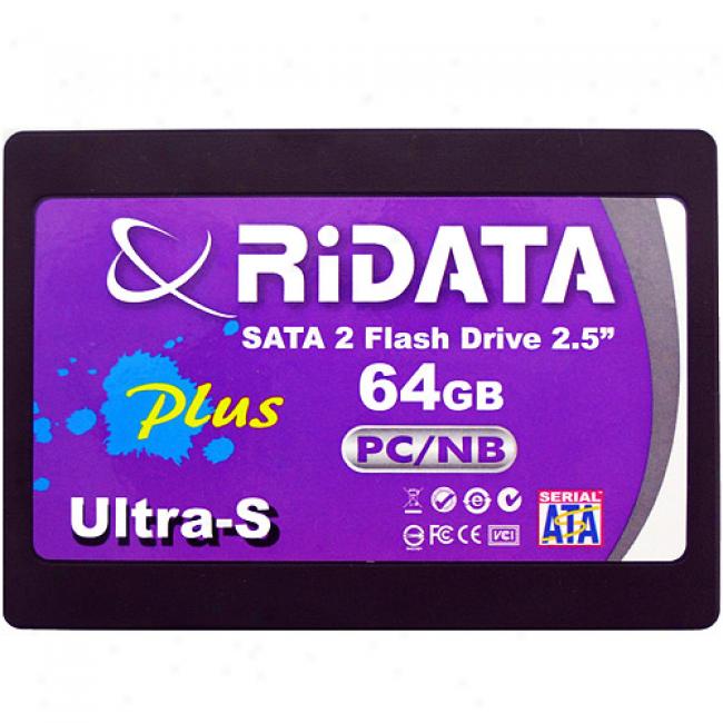 Ridata 64gb Ultra-s Plus Internal Solid Stat eDrive, Sata Ii