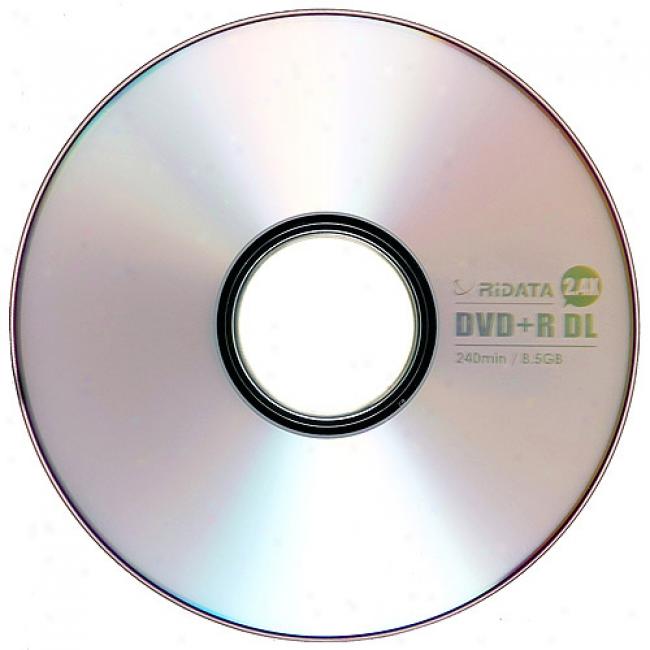 Ridata Dvd+r Doube Layer Discs, 25-pack