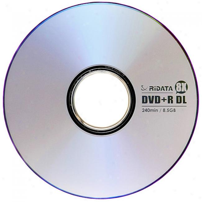 Ridata Dvd+r Double-layer Discs, 25-pack