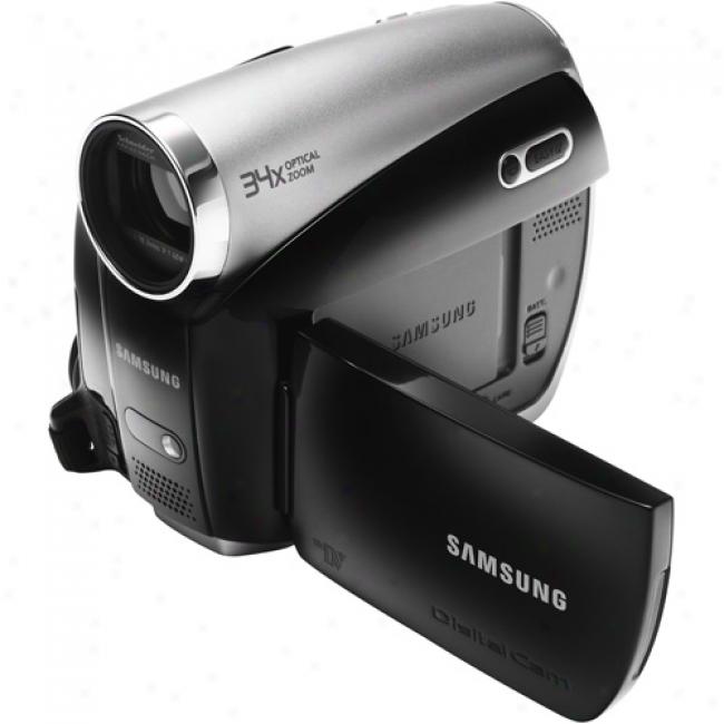 Samsung Sc-dx103 Black ~ Mini Dvd Camcorder W/ 2.7