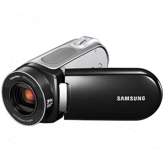 Samsung Sc-mx20 Black Flash Memory Digital Camcorder W/ 34x Optical Zoom, Image Stabilization, Face Detection