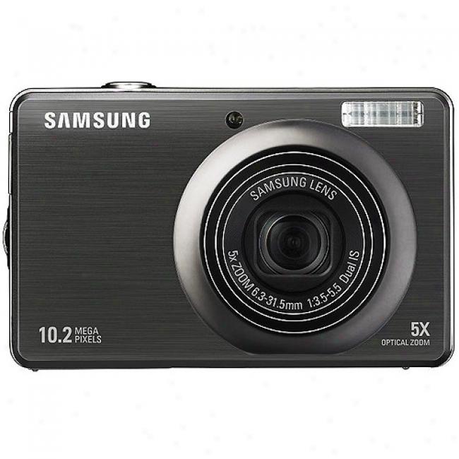 Samsung Sl420 Gray 10mp Digital Camera W/ 5x Optical Zoom, 2.7