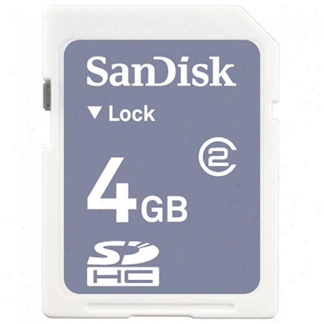 Sandisk 4gb Standard Sdhc Memorial Card
