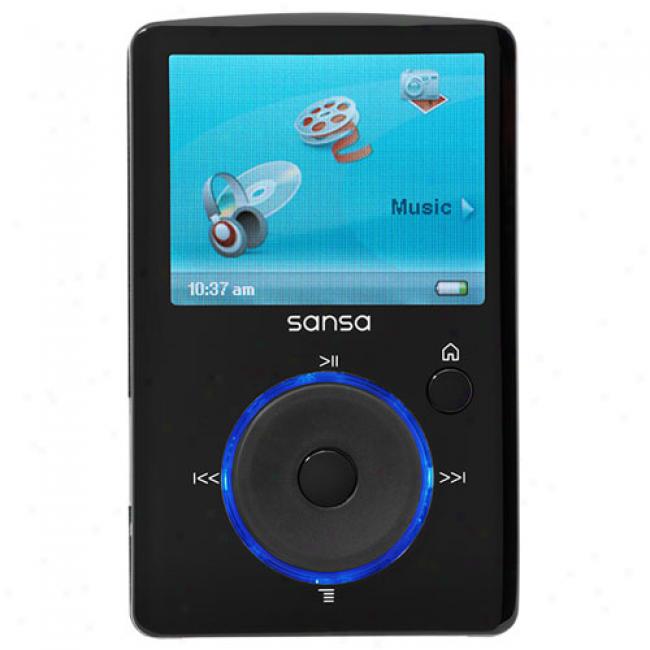Sandisk Sansa 2gb Fuze Mp3 Video Player, Black