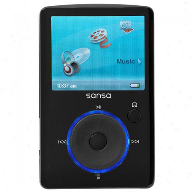 Sandisk Sansa 4gb Fuze Mp3 Video Player, Black