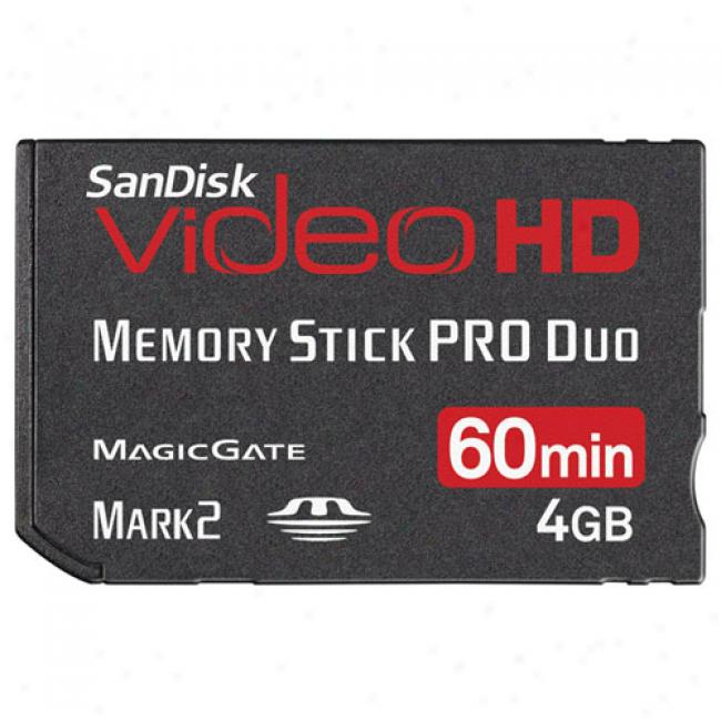 Sandisk Videohd 4gb Memory Stick Pro Duo