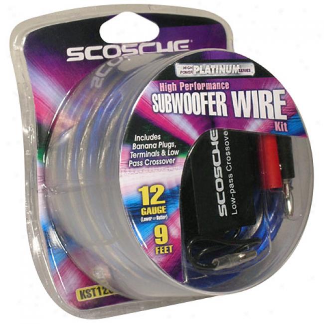 Scosche Kst1209b High Power Platinum Series Subwoofer Wire Kit