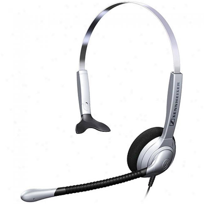 Sennheiser Over-the-head Monaural Headset With Noise Canceling Microphone - Mono