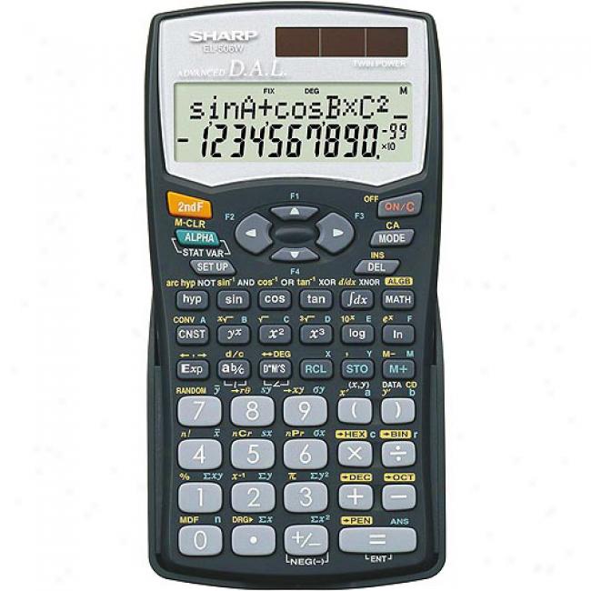 Sharp Scientific Calculator, El-506wbbk