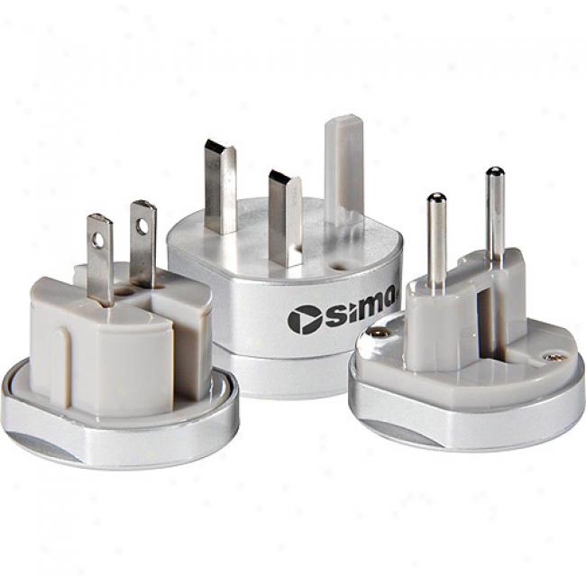 Sima International Travel Adapter Plug Set