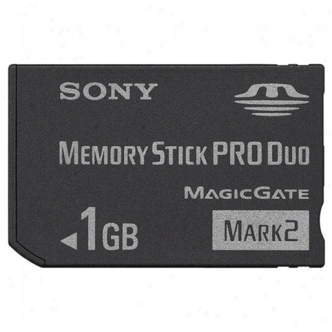 Sony 1gb Memory Stick Pro Duo, Mark 2