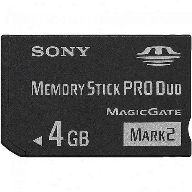 Sonh 4gb Memory Stick Pro Duo, Mark 2