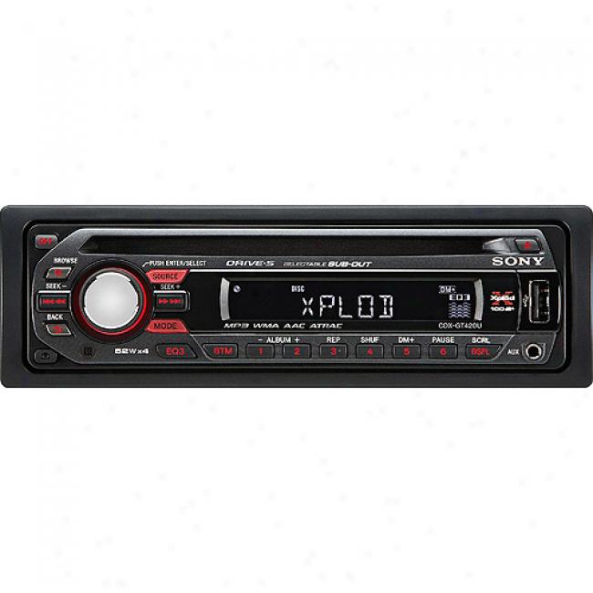 Son yCd Player 52watts X 4, Mp3/wma, Aux In, Usb Cnonection, Cxsgt46f