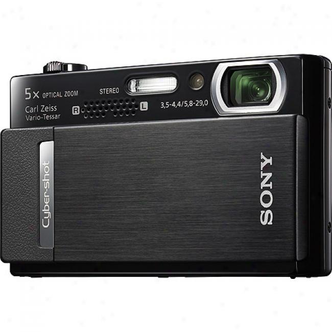 Sony Cyber-whot Dsc-t500 Black 10.1 Mp, 5x Optical Zoom & 3.5