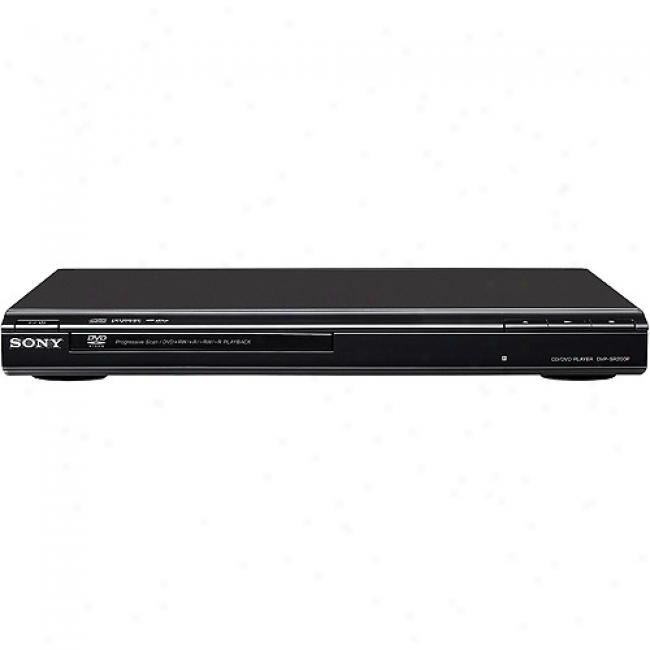 Sony Dvd Player W/ Progressive Scan, Dvp-sr200p/b