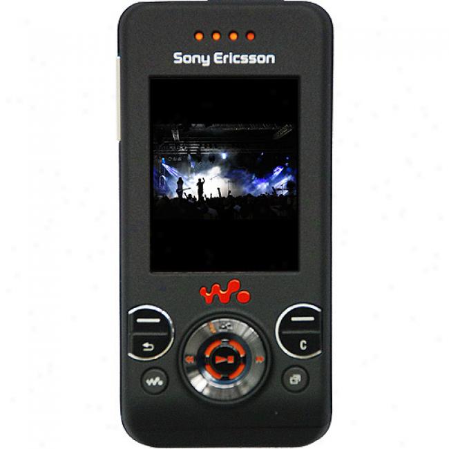 Sony Ericsson Walkman W580i Unlocked Gsm Cell Phone, Black