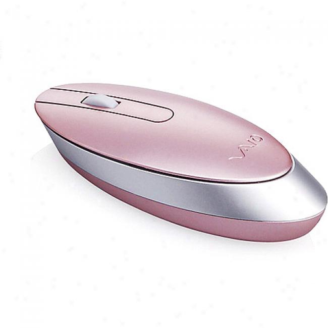 Sony Vgp-bms33/p Bluetooth Laser Mouse, Pink
