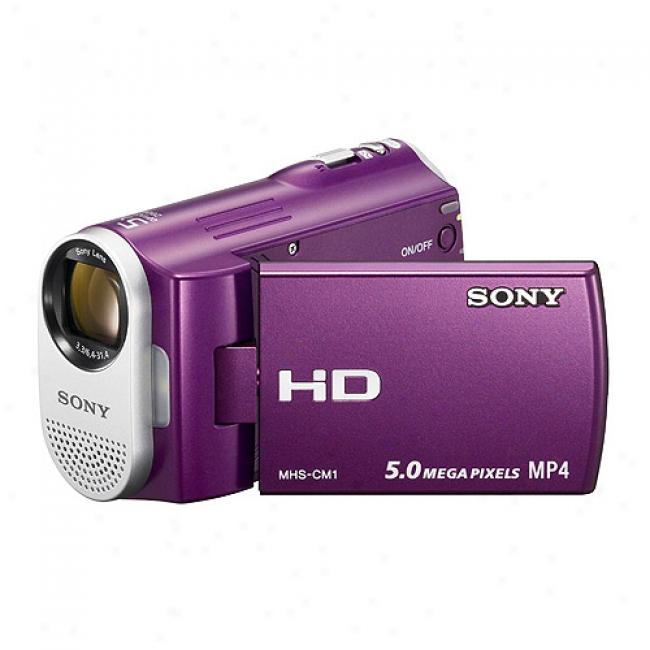 Sony Webbie Hd Mhs-cm1/v Camcorder With 2.5