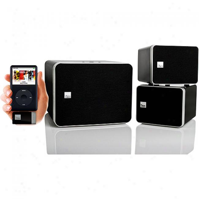 Soundon Media-i210 High Perf0rmance 2.1 Digital Wireless Speaker System For Ipod