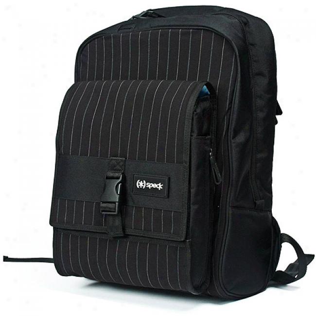 Speck Aftpack Notebook Backpack - Pinstripe Black