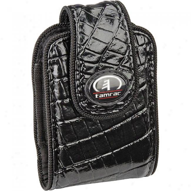 Tamrac Safari Case 3431 Ultra-compact Digital Camera Or Enclosed space Phone Bag, Black Crocodile