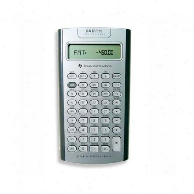 Texas Instruments Ba Ii Plus Professional Calculator