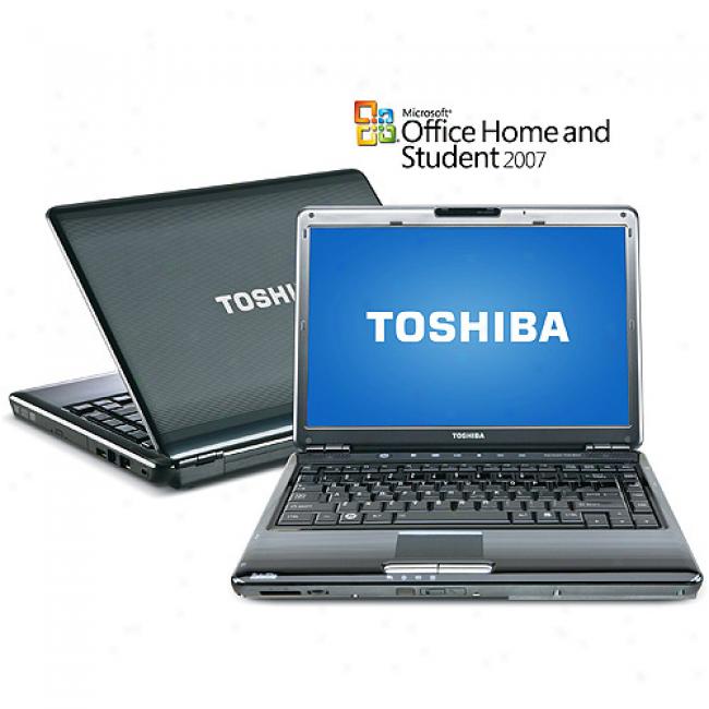 Toshiba 14.1'' Satellite M305-s4907 Laptop Pc W/ Intel Pentium Processo rT3400, Microsoft Office Home & Student Edition Pre-loaded