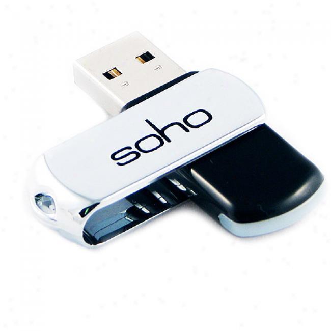 Tribeca 8gb Soho Swivel Flash Drive Pocket/flash Drive