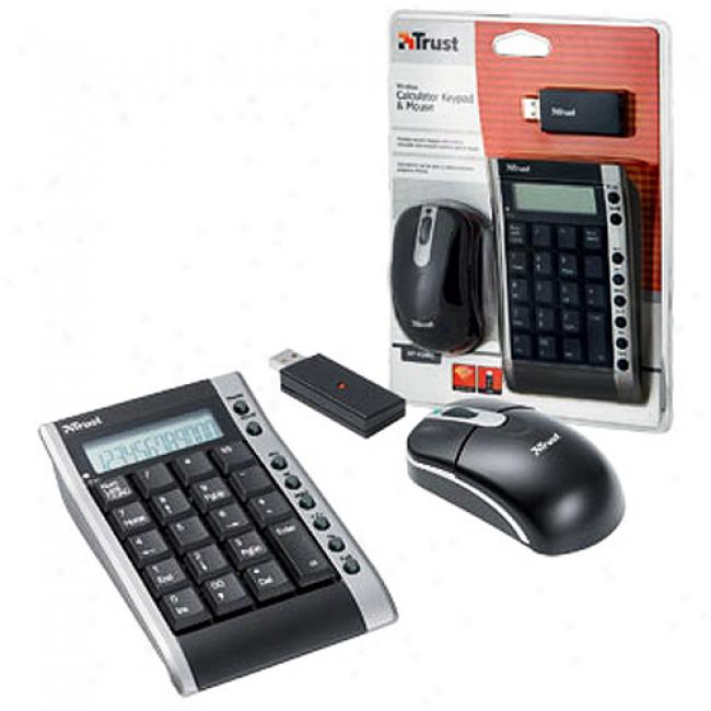 Trst Kp-4100p Wireless Keypad & Mouse Combo
