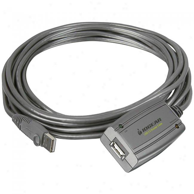 Usb 2.0 Booster Extension Cable, 16 Feet