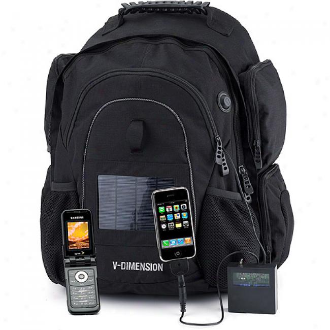 V-dimension Helius Solar Charging Backpack