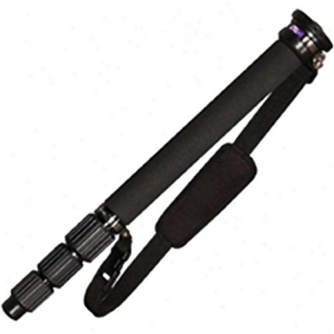 Velbon Carbon Fiber Monopod - Extends To 66.875 Inches, Folds To 20.875 Imches, Weighs 1.7 Pounds