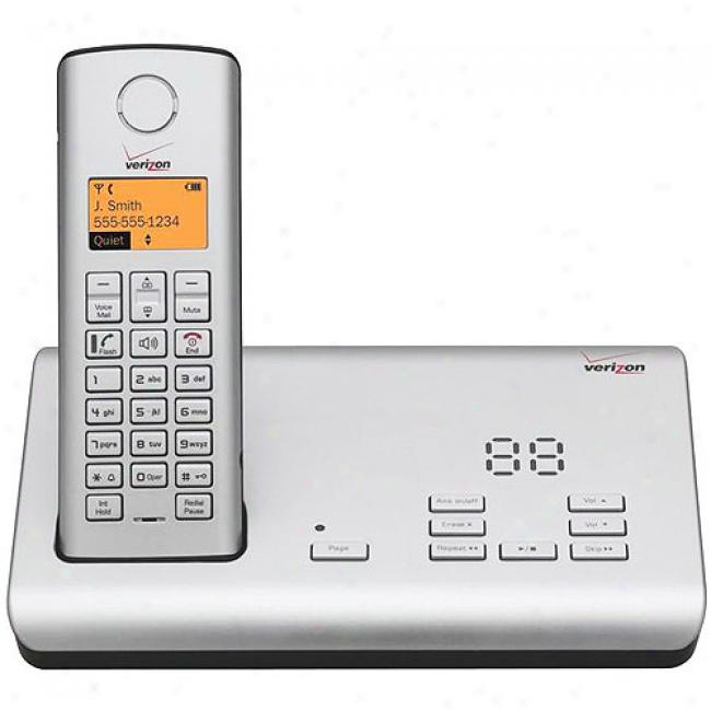 Verizon Dect 6.0 Base, Digiital Answering Machine, And 1 Phone