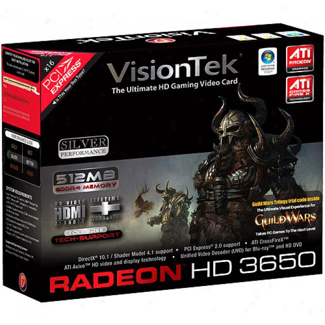 Visiontek Ati Radeon Hf 3650 512mb Graphics Card