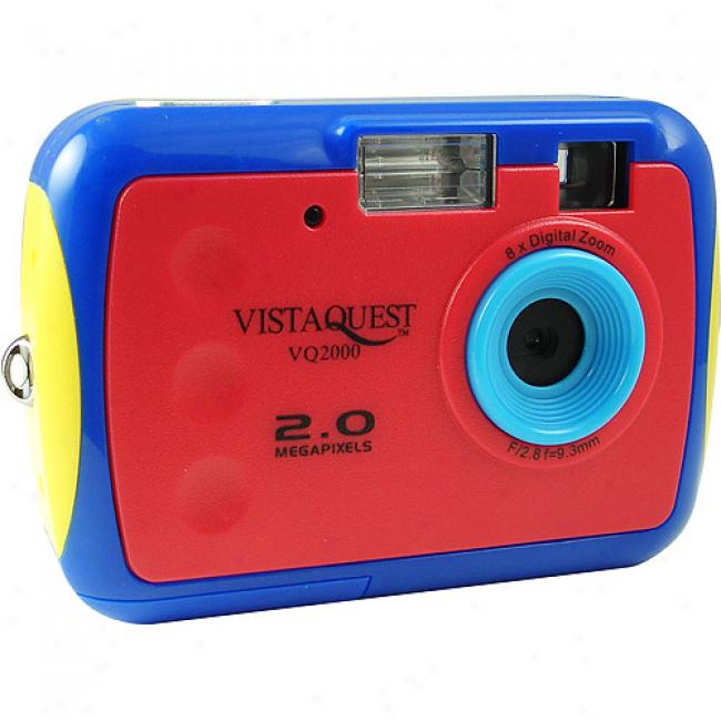 Vistaquest Vq-2000 Blue 2mp Digital Camera