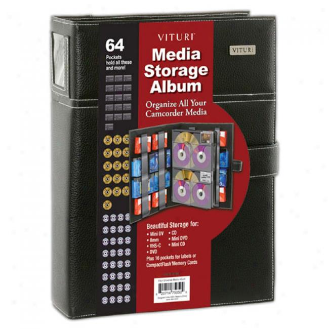 VituriM edia Storage Album For Camcorder Media