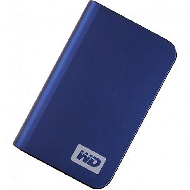 Western Digital 320gb My Passport Elite Portable Hard Drive, Westminister Blue