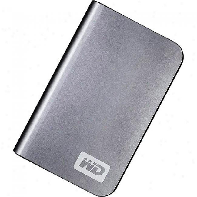 Western Digital 500gb My Pqssport Elite Portable External Hard Drive, Titanium