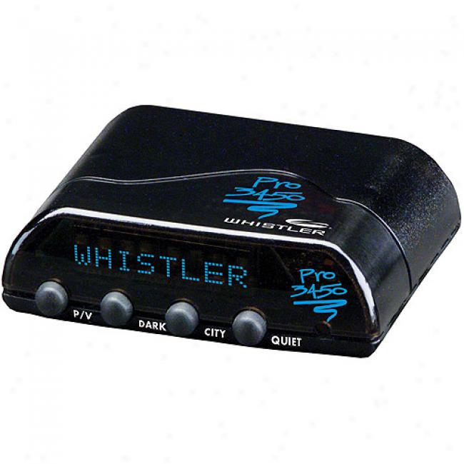 Whistler Pdo-series Rem0te Install Radar/laser Detector With Tri-directional Display