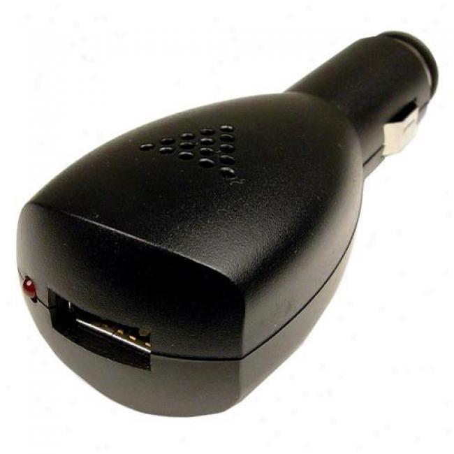 Zip-onq Usb To Car Power Adapter, Iphone Compatible